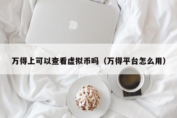 万得上可以查看虚拟币吗（万得平台怎么用）